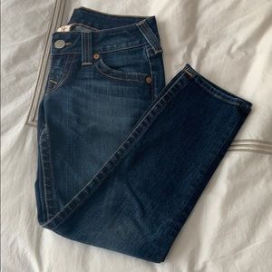 True Religion cropped jeans